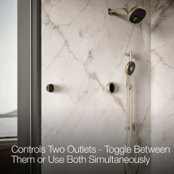 Two-outlet shower digital control^Kohler New