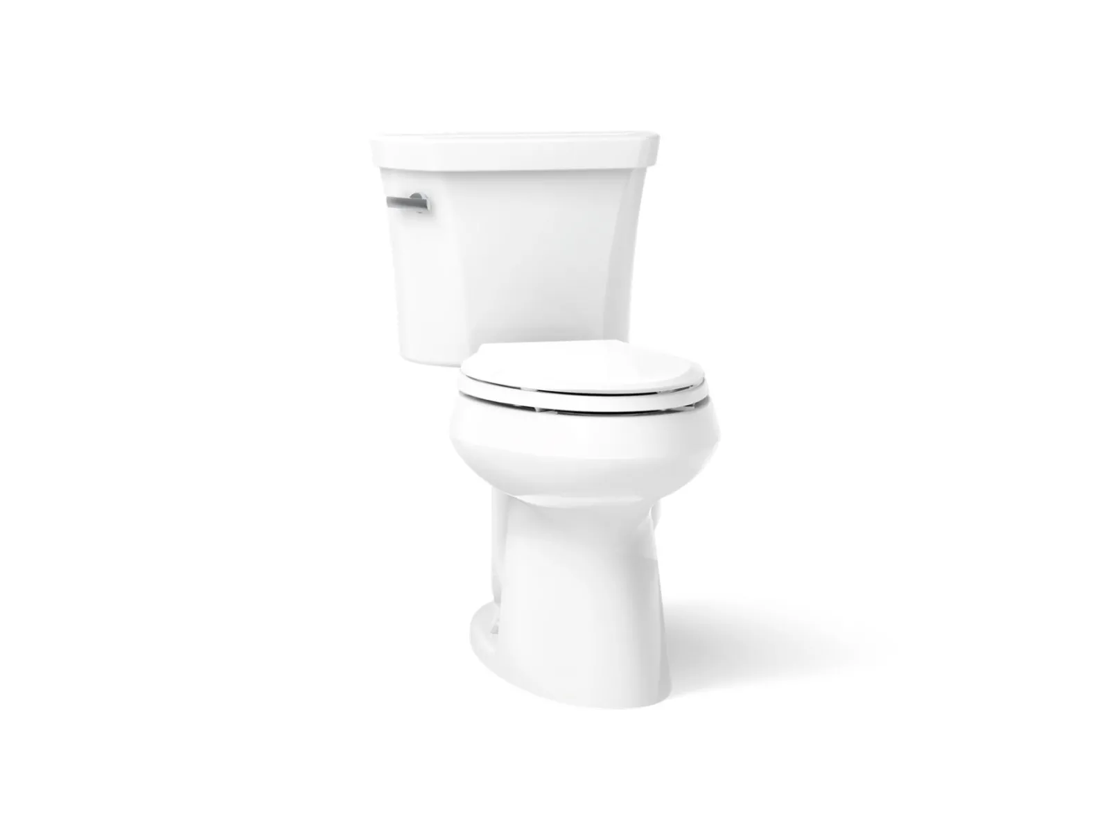 Two-piece elongated comfort height toilet, 1.28 gpf^Kohler Hot