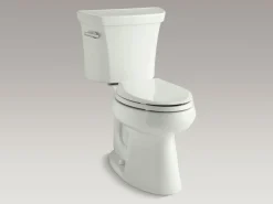 Two-piece elongated comfort height toilet, 1.28 gpf^Kohler Hot