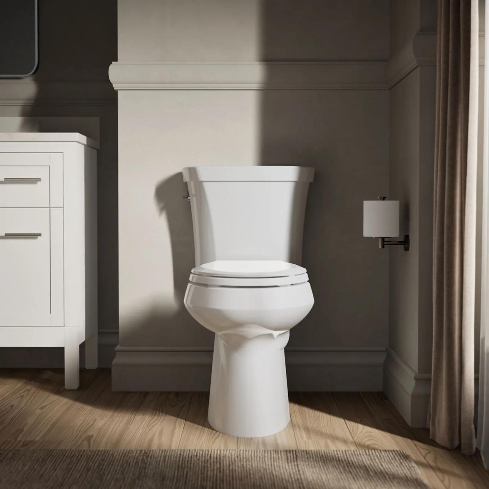 Two-piece elongated toilet, dual-flush^Kohler Discount