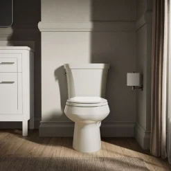 Two-piece elongated toilet, dual-flush^Kohler Clearance