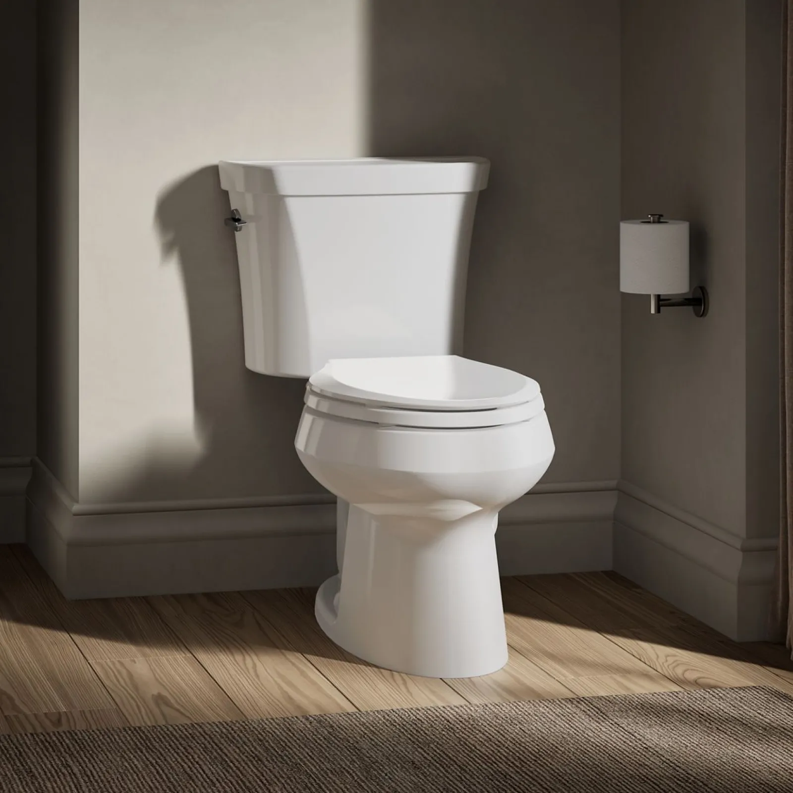 Two-piece elongated toilet, dual-flush^Kohler Clearance