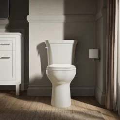 Two-piece elongated toilet, 1.6 gpf^Kohler