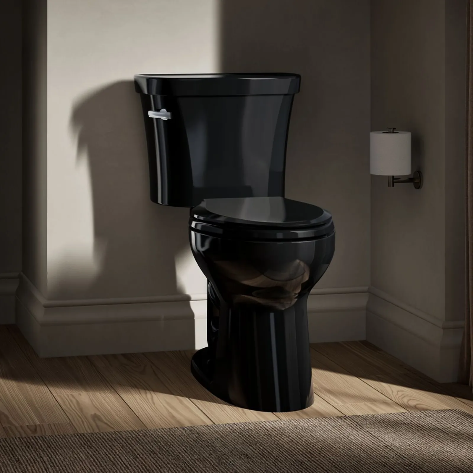 Two-piece elongated toilet, 1.28 gpf^Kohler Sale