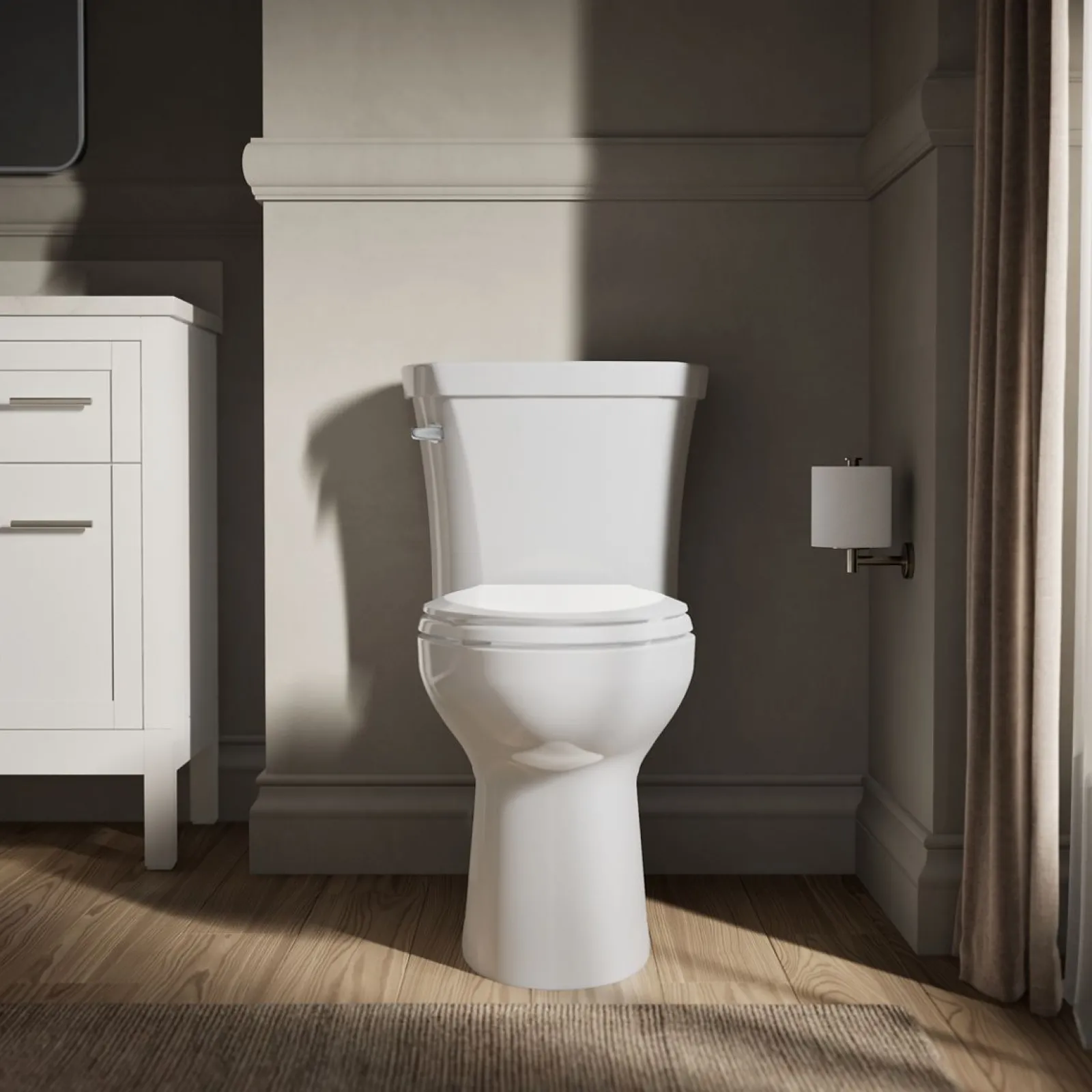 Two-piece elongated toilet, 1.28 gpf^Kohler Sale
