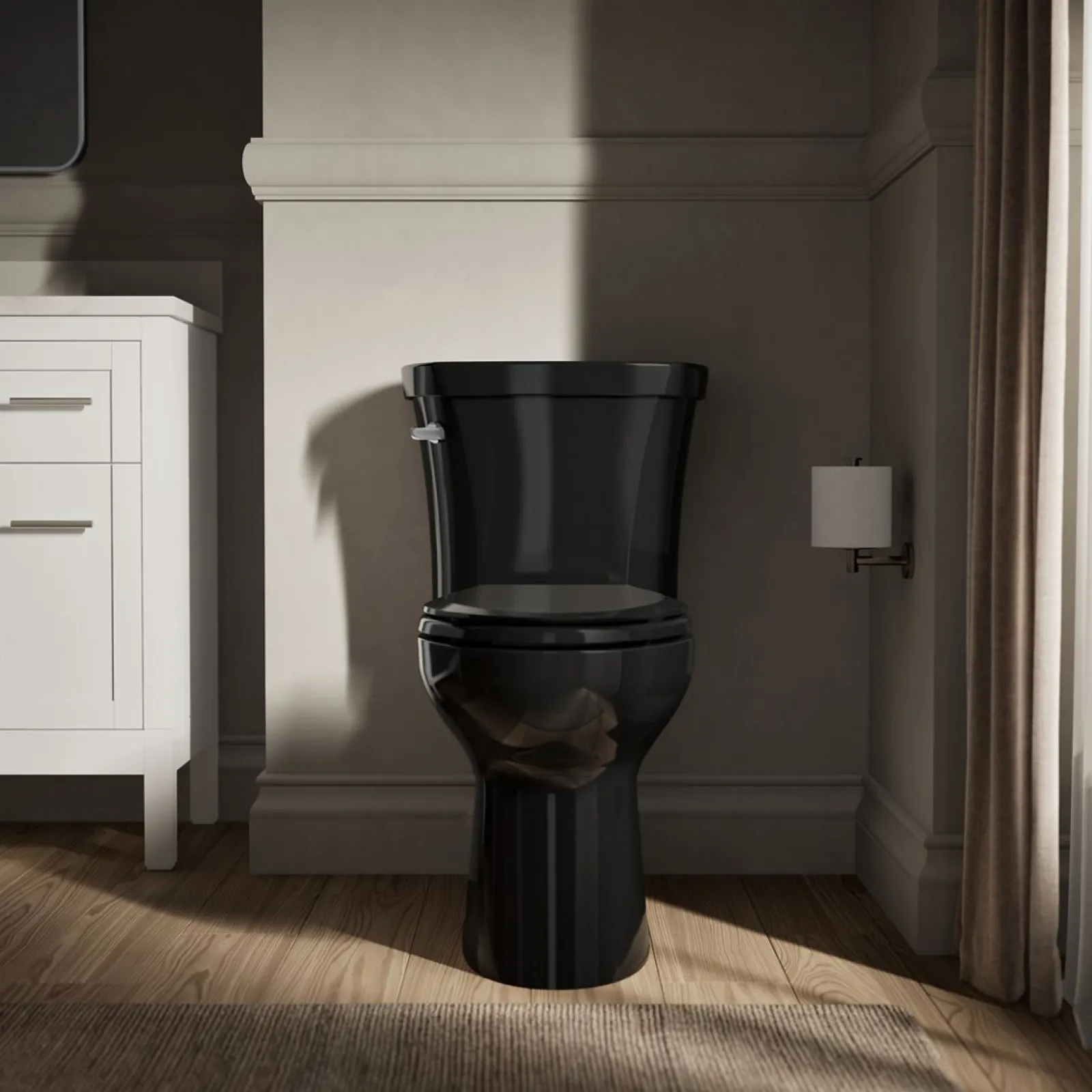 Two-piece elongated toilet, 1.28 gpf^Kohler Sale