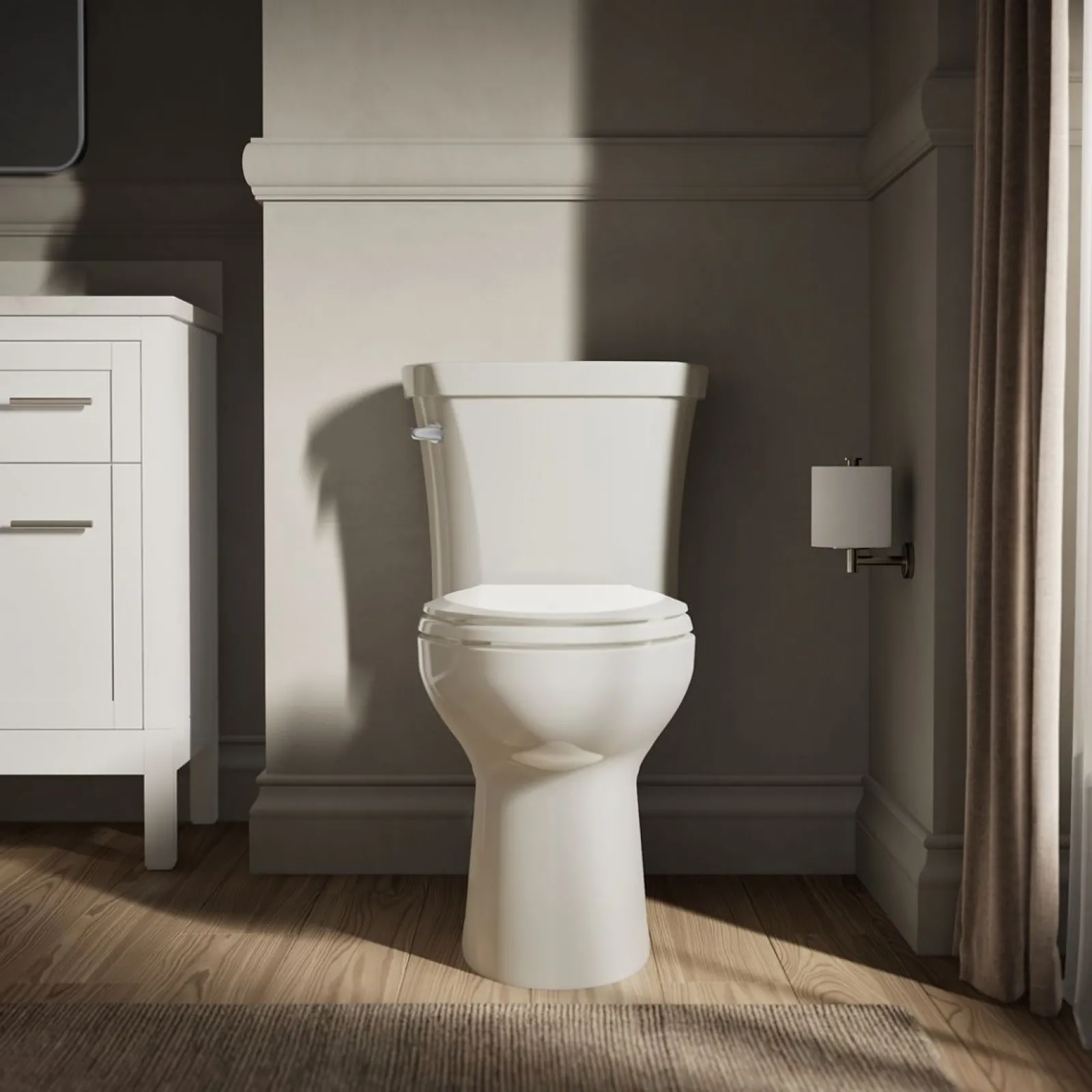 Two-piece elongated toilet, 1.28 gpf^Kohler Sale