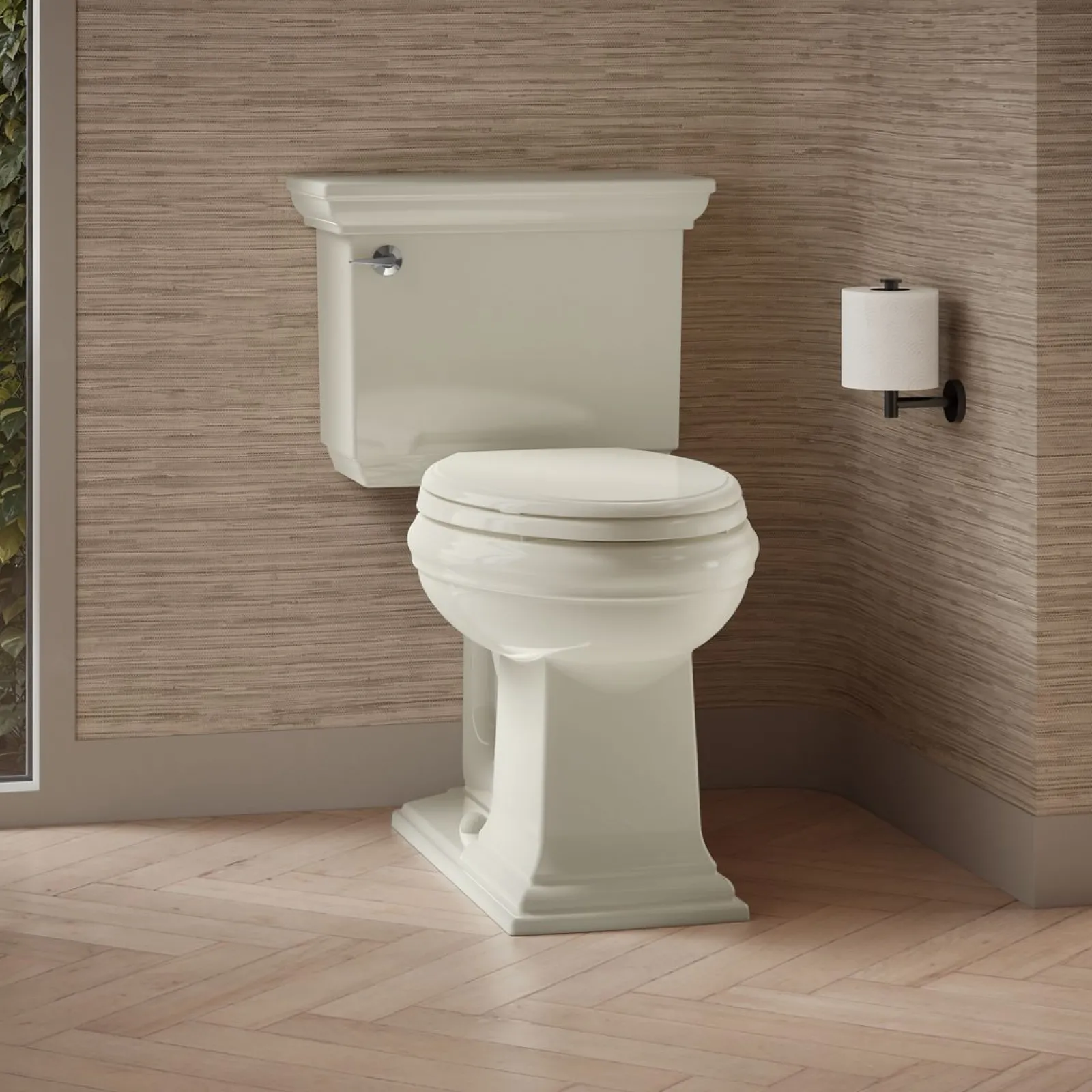 Two-piece elongated toilet, 1.28 gpf^Kohler Discount