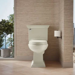 Two-piece elongated toilet, 1.28 gpf^Kohler Discount