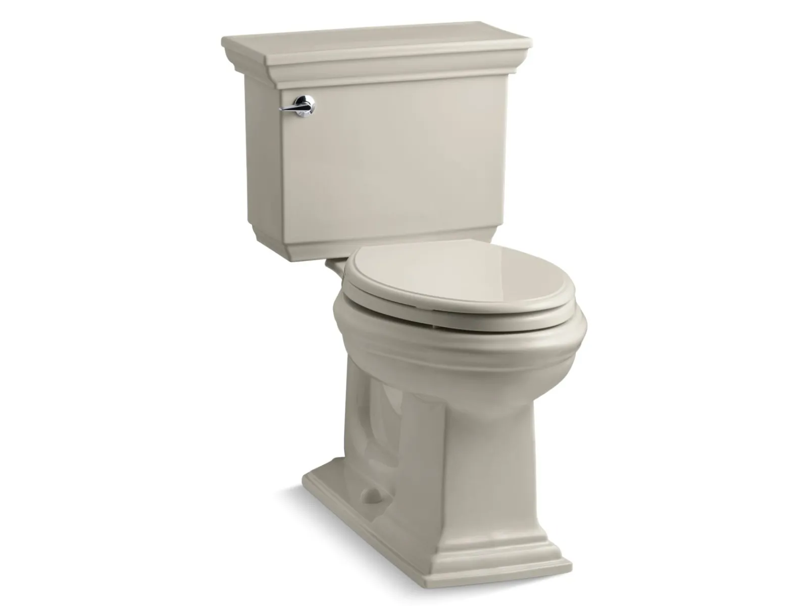 Two-piece elongated toilet, 1.28 gpf^Kohler Discount