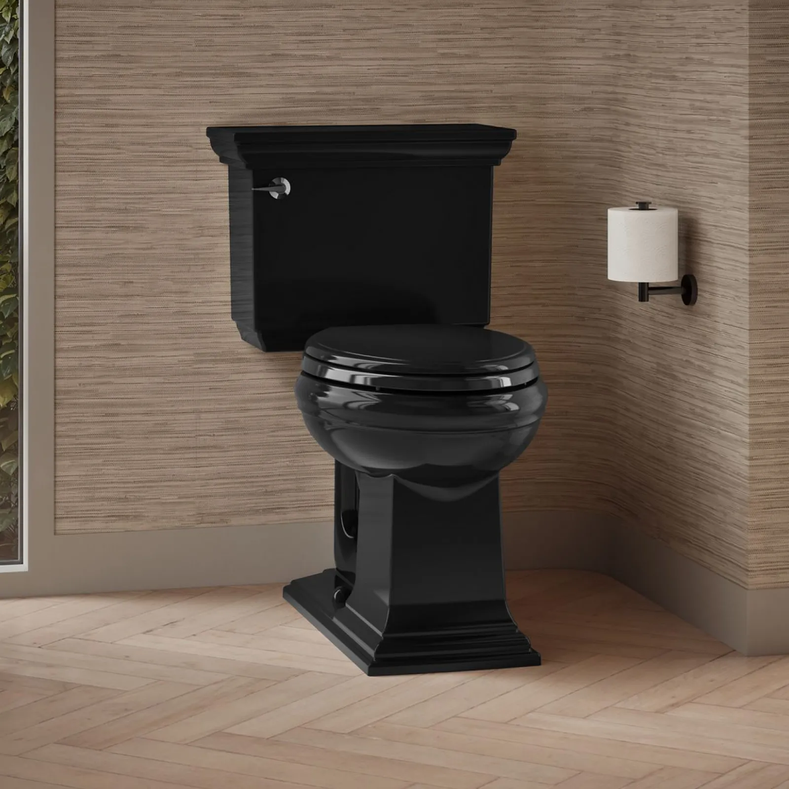 Two-piece elongated toilet, 1.28 gpf^Kohler Discount