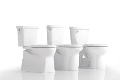 Two-piece elongated toilet, 1.28 gpf^Kohler Hot