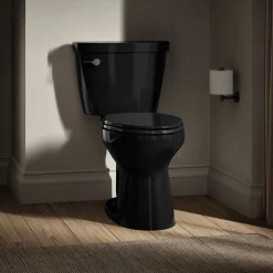 Two-piece elongated toilet, 1.28 gpf^Kohler Hot
