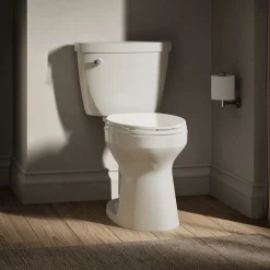 Two-piece elongated toilet, 1.28 gpf^Kohler Online