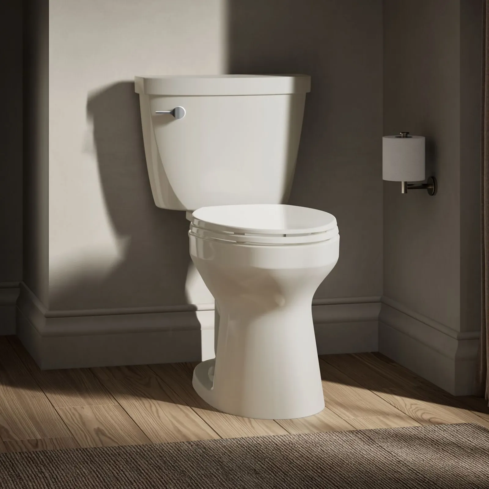 Two-piece elongated toilet, 1.28 gpf^Kohler Online