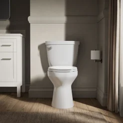Two-piece elongated toilet, 1.6 gpf^Kohler New