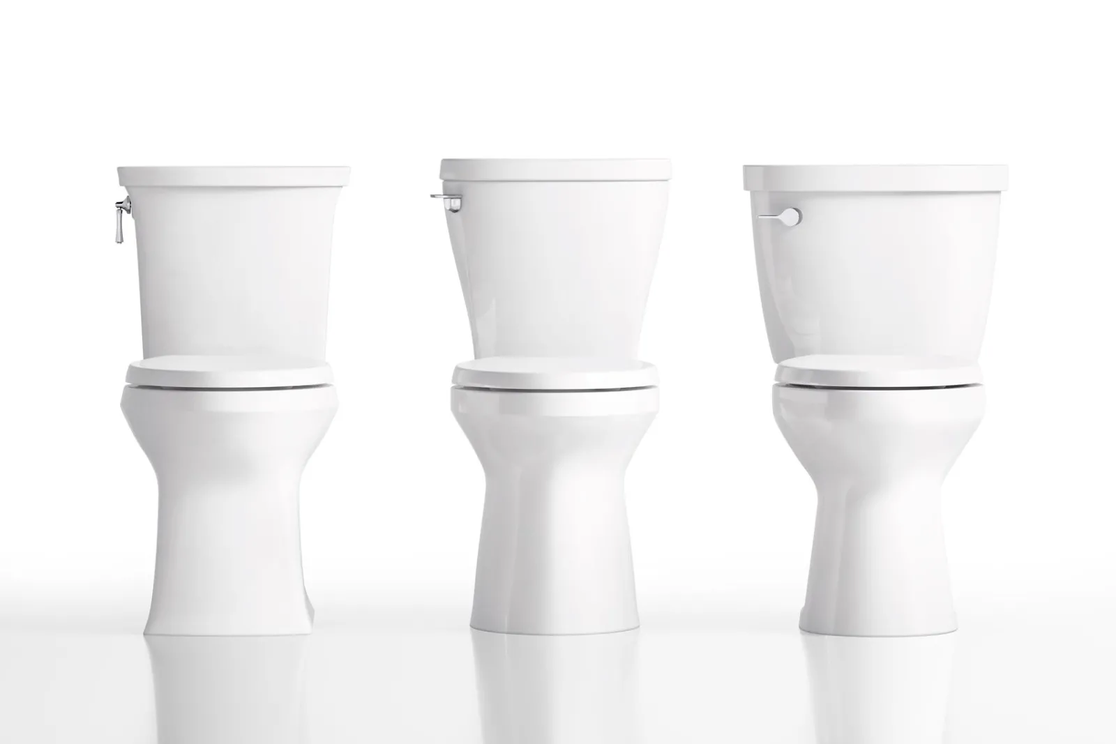 Two-piece elongated toilet, 1.6 gpf^Kohler New