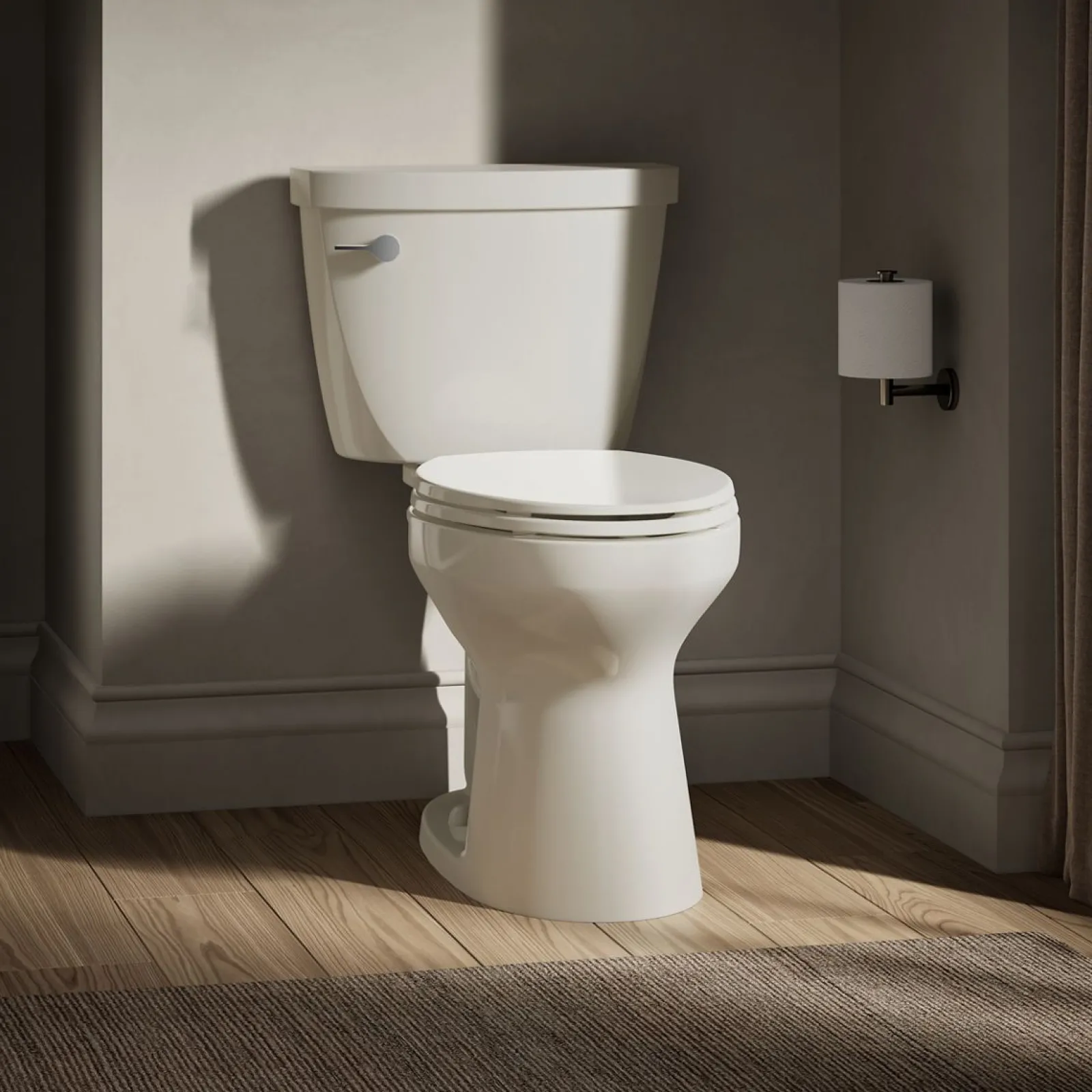 Two-piece elongated toilet, 1.6 gpf^Kohler New