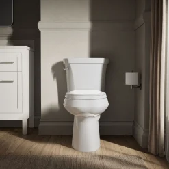Two-piece elongated toilet, 1.28 gpf^Kohler Best