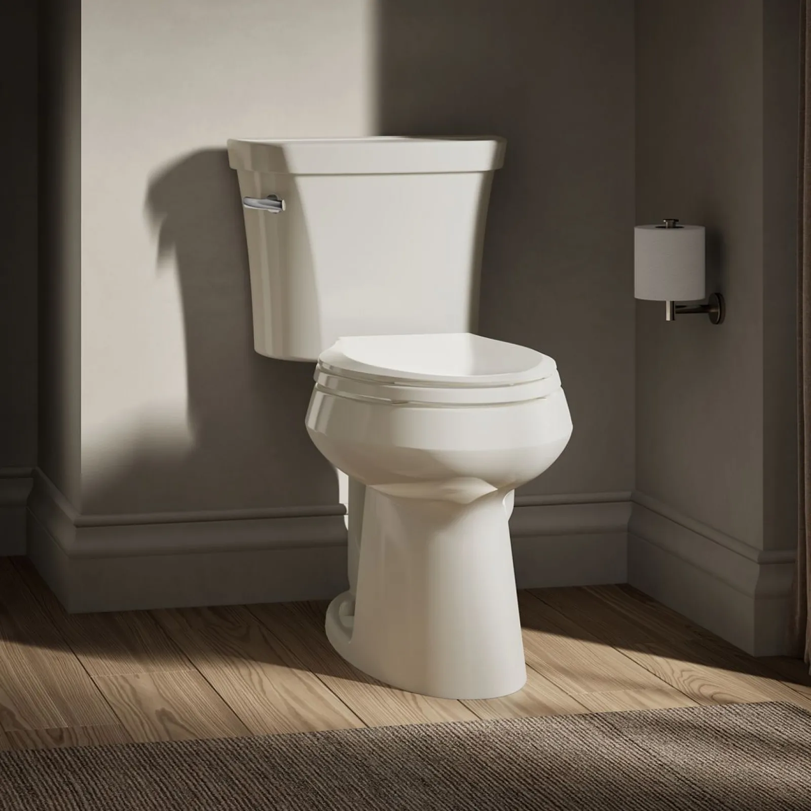 Two-piece elongated toilet, 1.28 gpf^Kohler Best