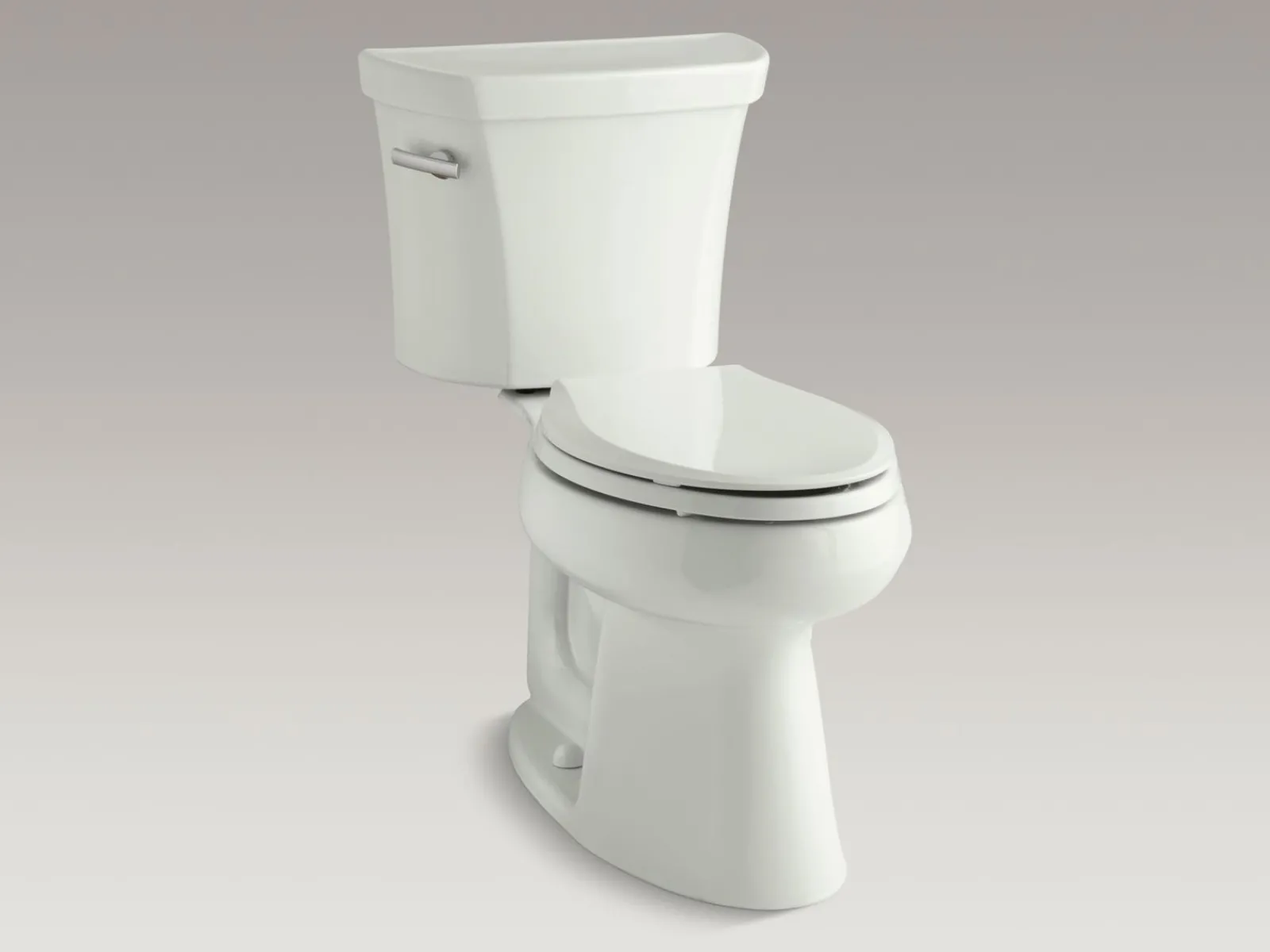 Two-piece elongated toilet, 1.28 gpf^Kohler New