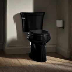Two-piece elongated toilet, 1.28 gpf^Kohler New