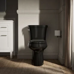 Two-piece elongated toilet, 1.28 gpf^Kohler New