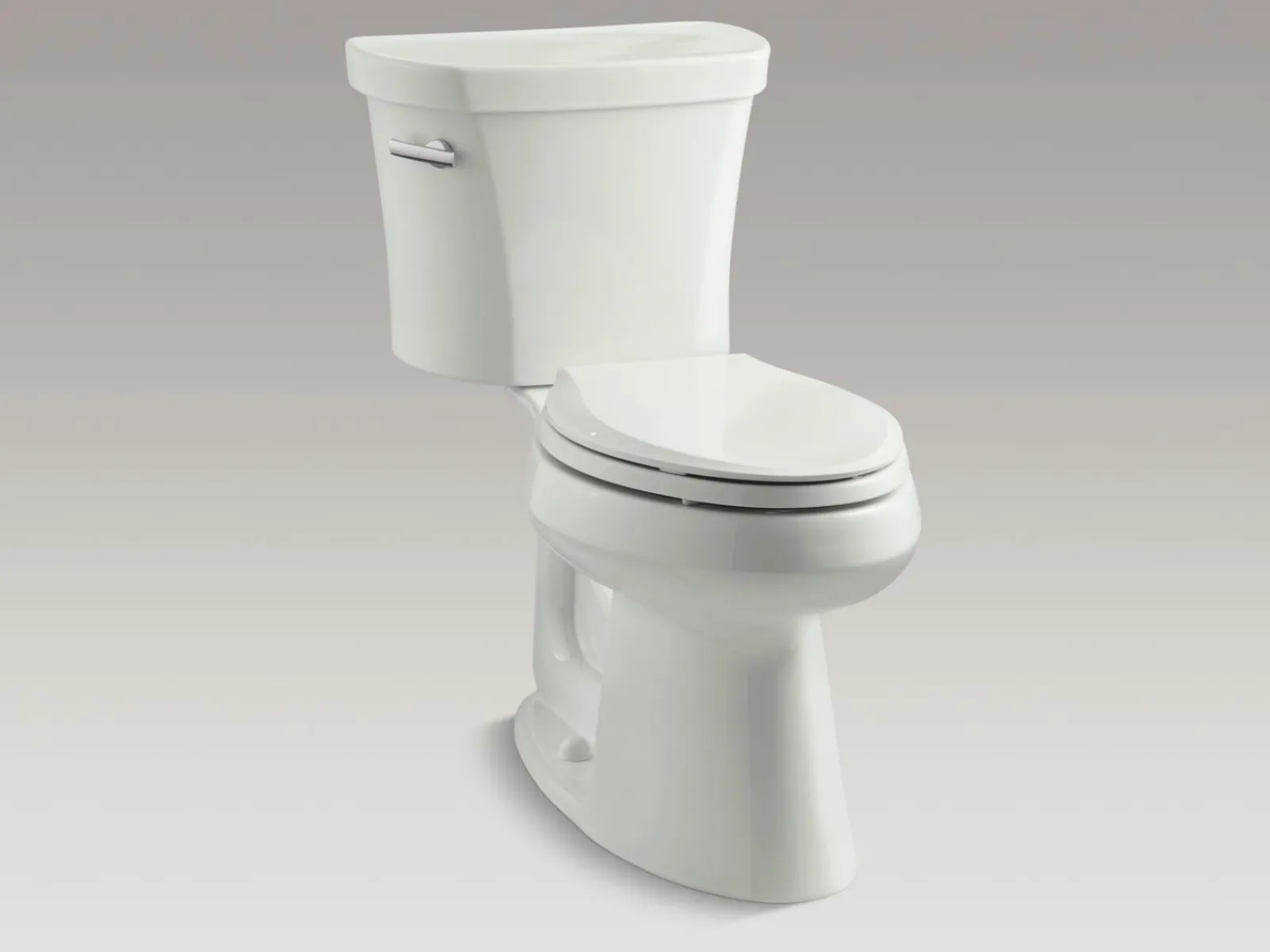 Two-piece elongated toilet, 1.28 gpf^Kohler New
