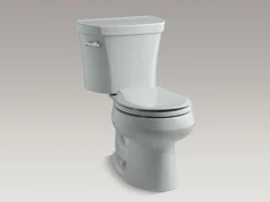 Two-piece elongated toilet, 1.28 gpf^Kohler New