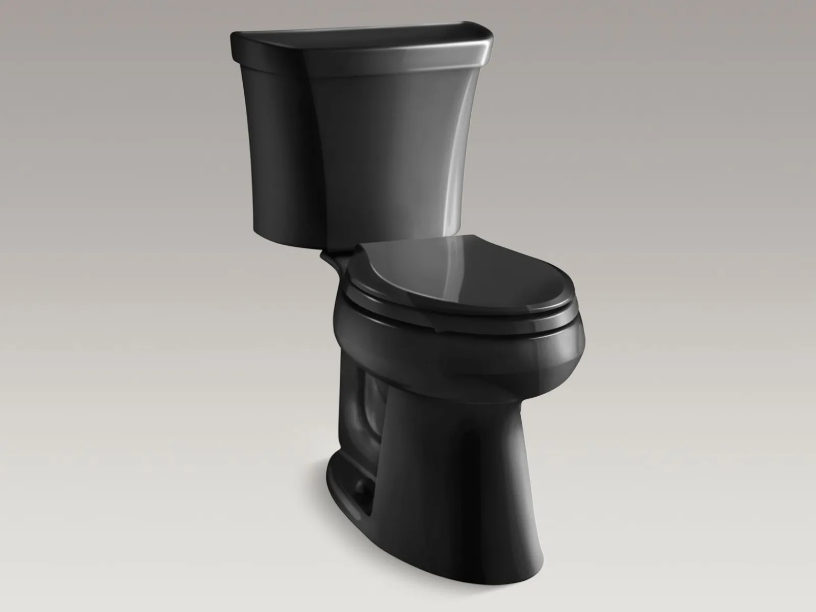 Two-piece elongated toilet, 1.28 gpf^Kohler New