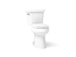 Two-piece elongated toilet, 1.28 gpf^Kohler Outlet