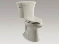 Two-piece elongated toilet, 1.28 gpf^Kohler Hot