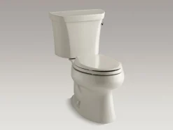 Two-piece elongated toilet, 1.28 gpf^Kohler Sale