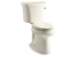 Two-piece elongated toilet, 1.28 gpf^Kohler Clearance
