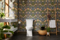 Two-piece elongated toilet with skirted trapway, 1.28 gpf^Kohler Best