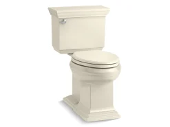 Two-piece elongated toilet with concealed trapway, 1.28 gpf^Kohler Hot