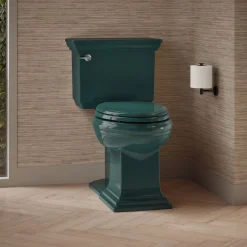 Two-piece elongated toilet with concealed trapway, 1.28 gpf^Kohler Hot