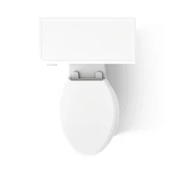 Two-piece elongated toilet with concealed trapway, 1.28 gpf^Kohler Hot