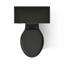 Two-piece elongated toilet with concealed trapway, 1.28 gpf^Kohler Hot