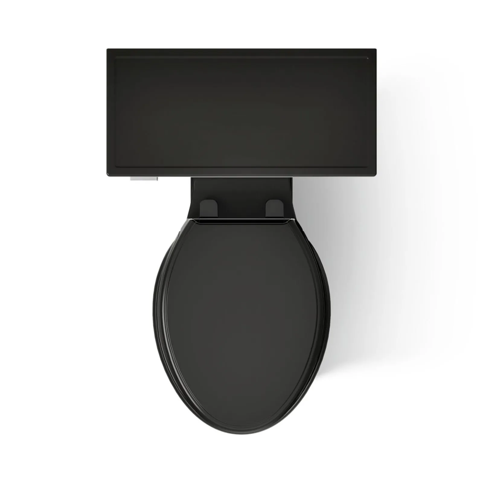 Two-piece elongated toilet with concealed trapway, 1.28 gpf^Kohler Hot