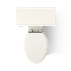 Two-piece elongated toilet with concealed trapway, 1.28 gpf^Kohler Hot