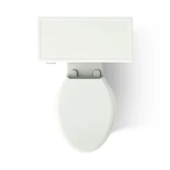 Two-piece elongated toilet with concealed trapway, 1.28 gpf^Kohler Hot