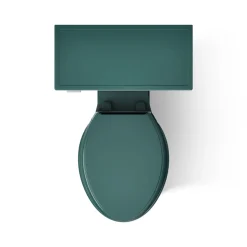 Two-piece elongated toilet with concealed trapway, 1.28 gpf^Kohler Hot