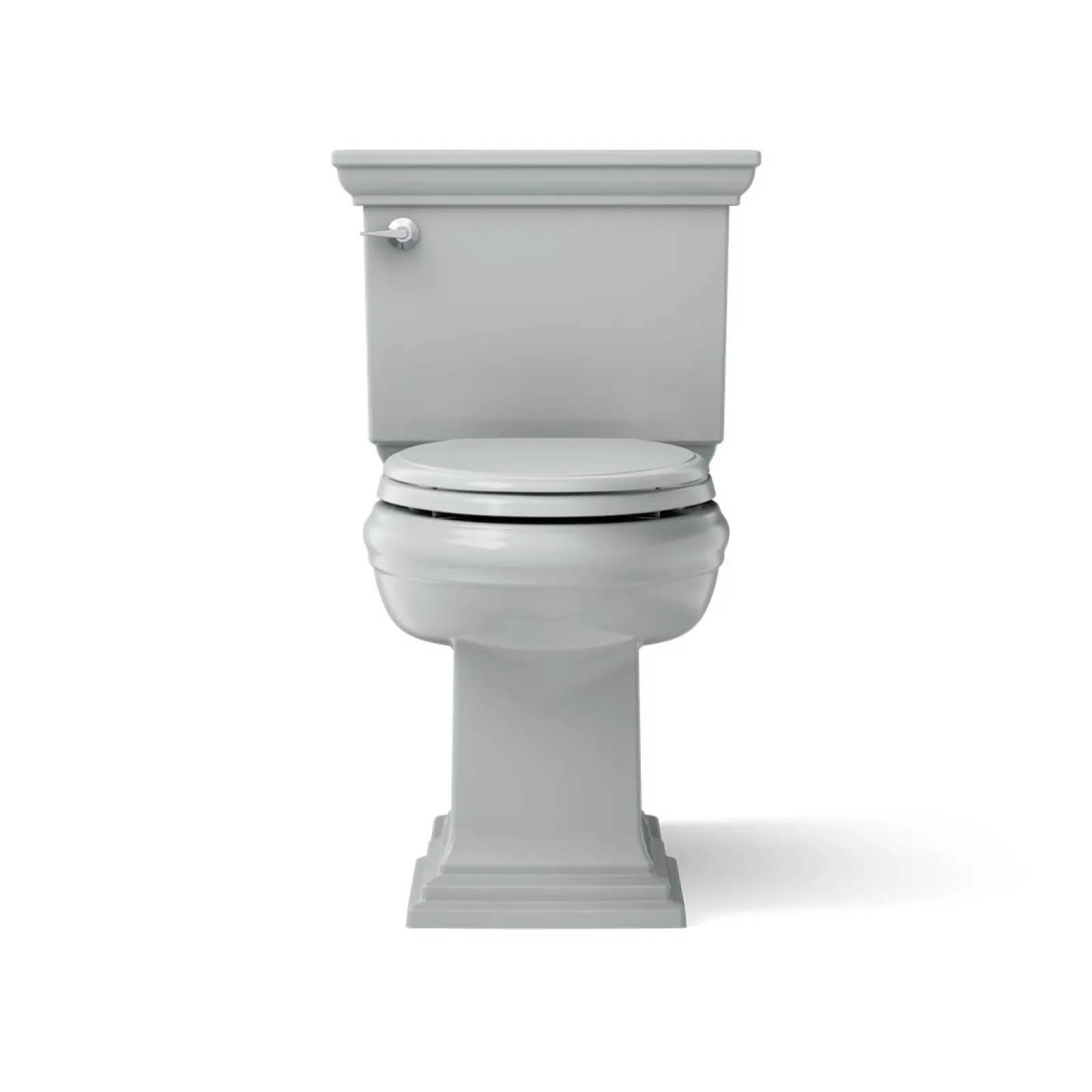 Two-piece elongated toilet with concealed trapway, 1.28 gpf^Kohler Hot