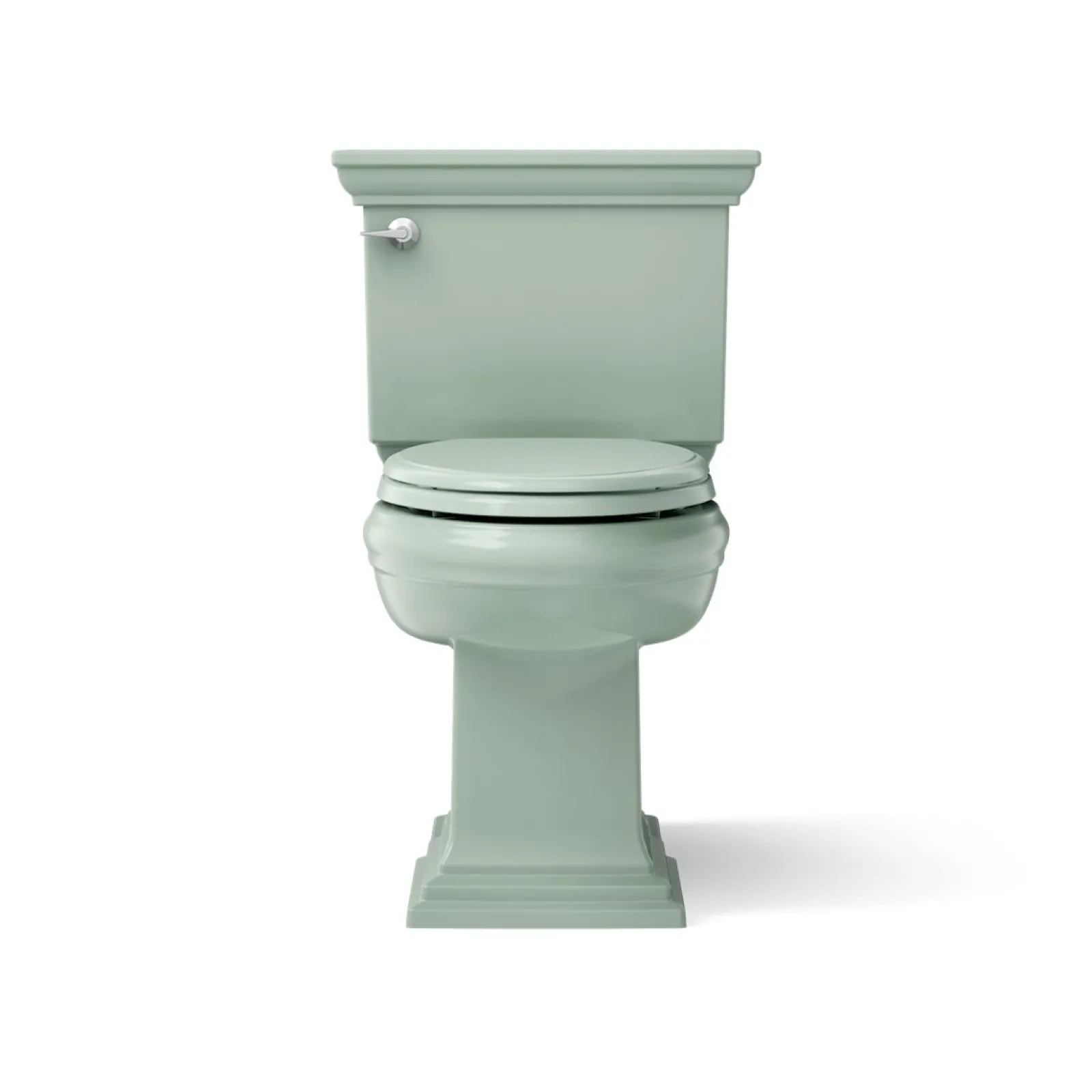 Two-piece elongated toilet with concealed trapway, 1.28 gpf^Kohler Hot
