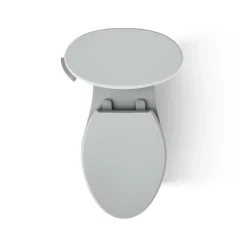 Two-piece elongated toilet with skirted trapway, 1.28 gpf^Kohler Clearance