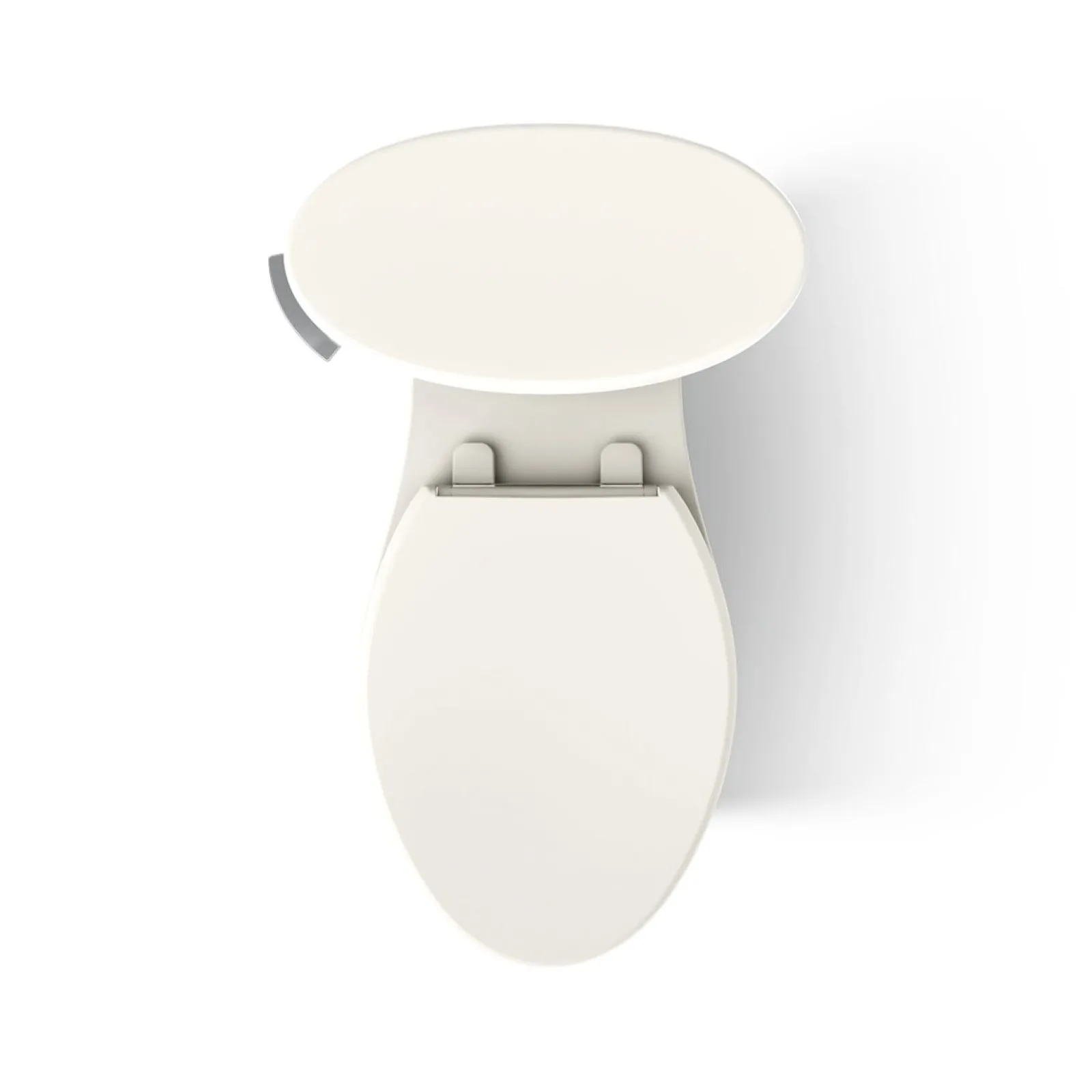 Two-piece elongated toilet with skirted trapway, 1.28 gpf^Kohler Clearance