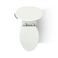 Two-piece elongated toilet with skirted trapway, 1.28 gpf^Kohler Clearance