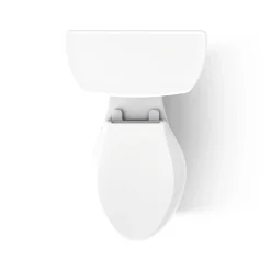 Two-piece elongated toilet with concealed trapway, 1.28 gpf^Kohler Online