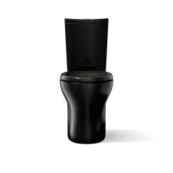 Two-piece elongated toilet with skirted trapway, dual-flush^Kohler Discount